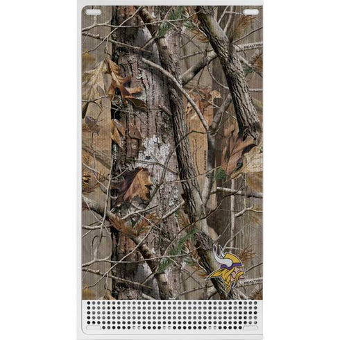 NFL Minnesota Vikings Realtree AP Camo Xbox Series S Console Skin